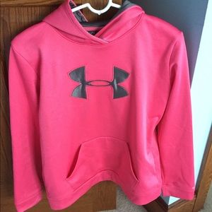 Under Armour Girls Fleece Big Logo Hoodie